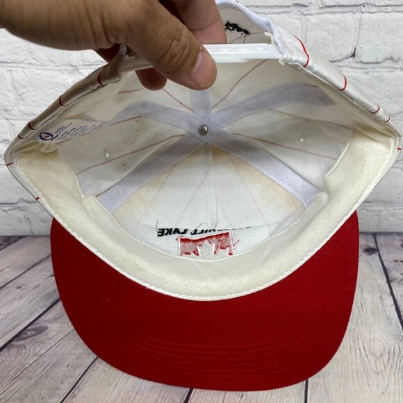 Vintage Oilfield Hat Cap Snapback White Red Petro Canada '93 Drilling Project - Picture 7 of 11